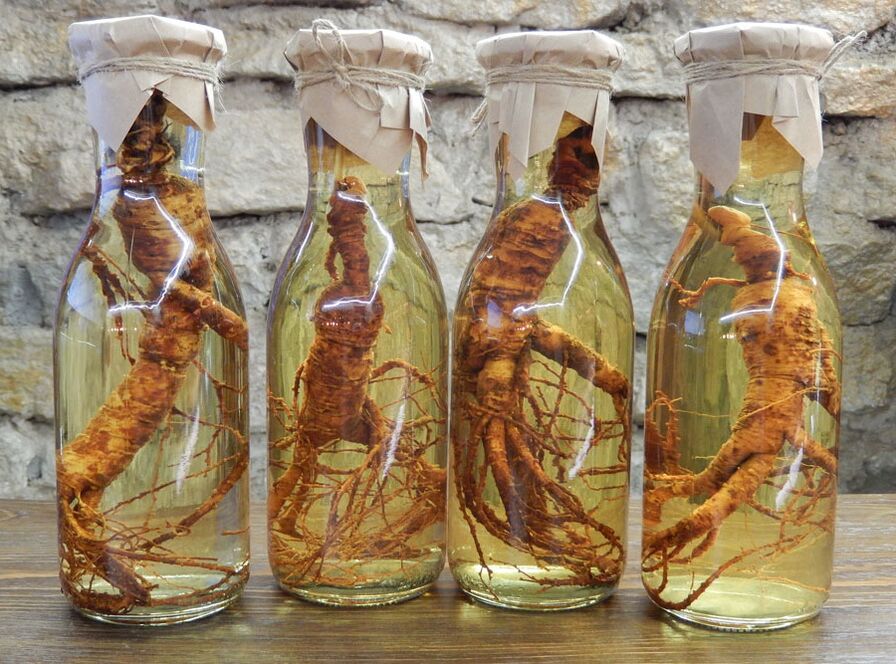 By taking ginseng tincture, it promotes the growth of the head of the penis